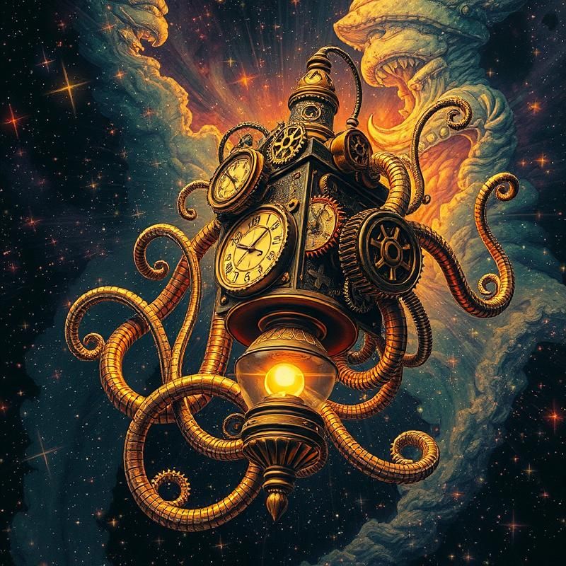 lowbrow art style AI art