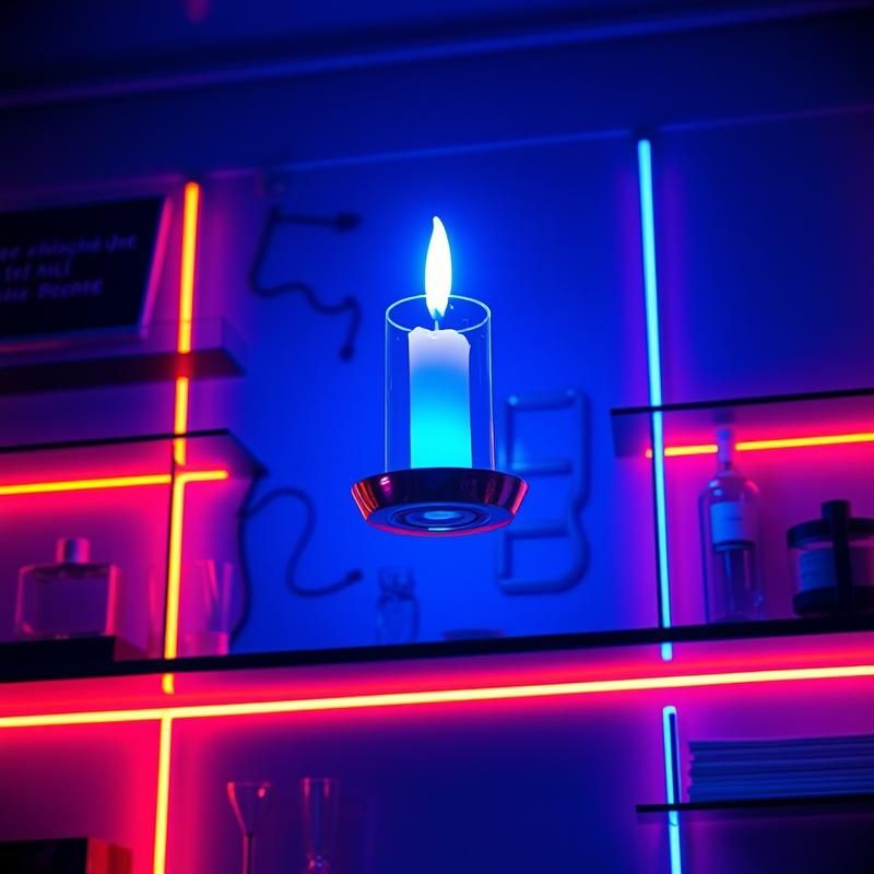 neon art style AI art