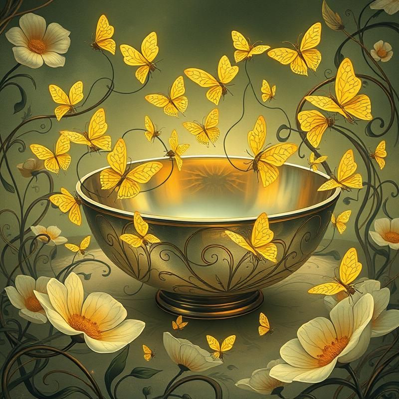 art nouveau style AI art