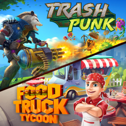 2 in 1 Trash Punk & Food Truck Tycoon