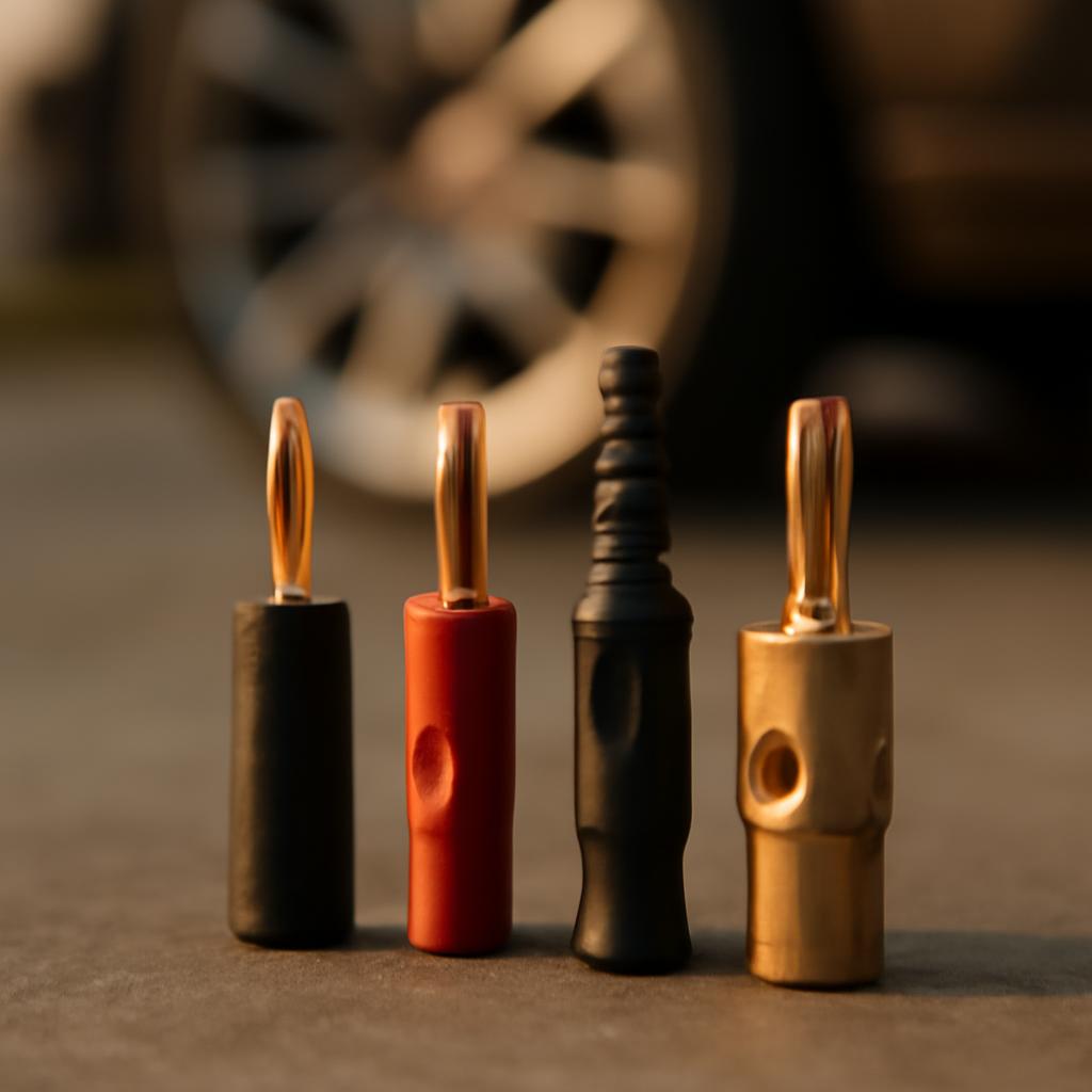 Различные типы разъёмов банан для автомобилей