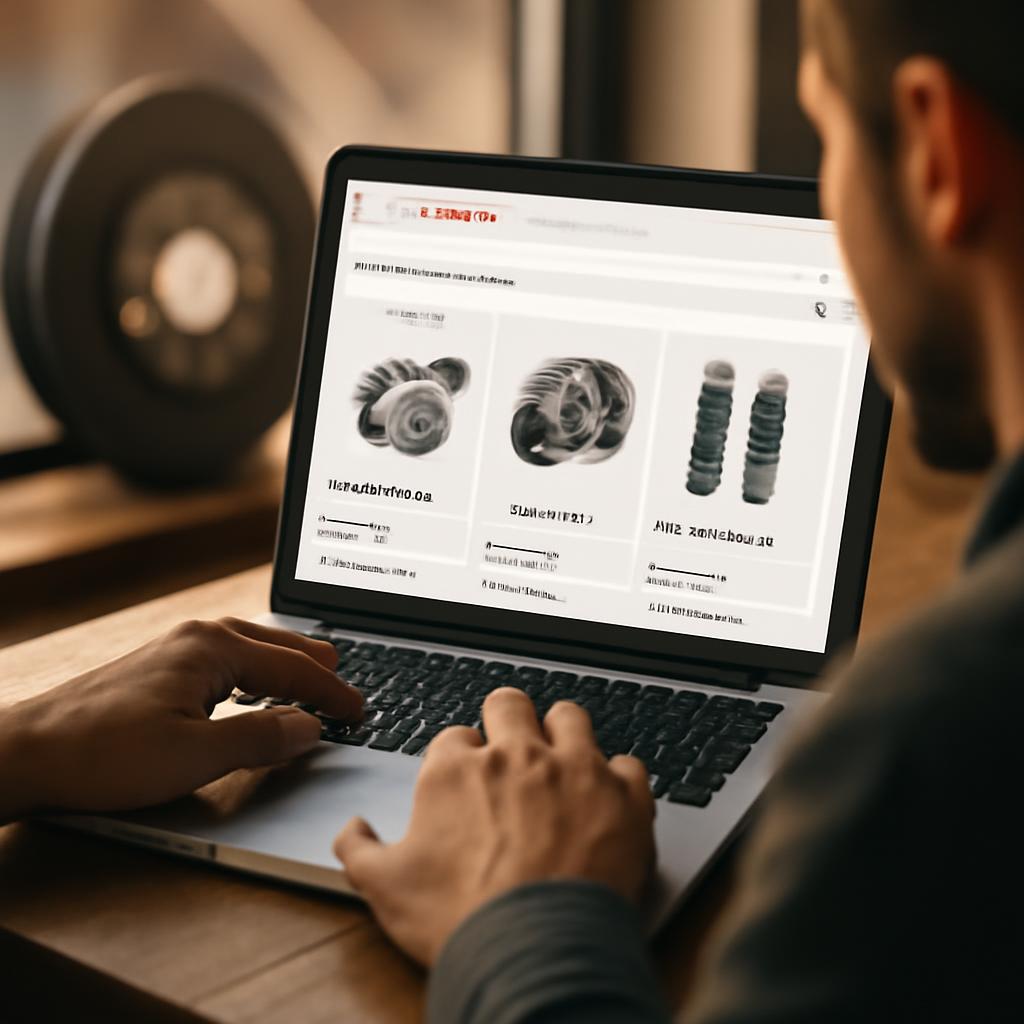 Поиск поставщиков автозапчастей на платформе Alibaba