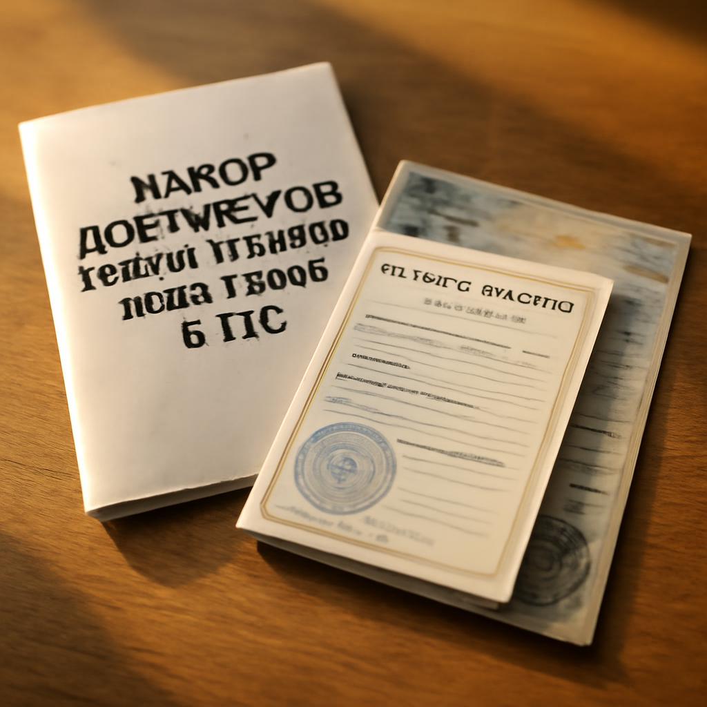 Набор документов для регистрации двигателя в ПТС