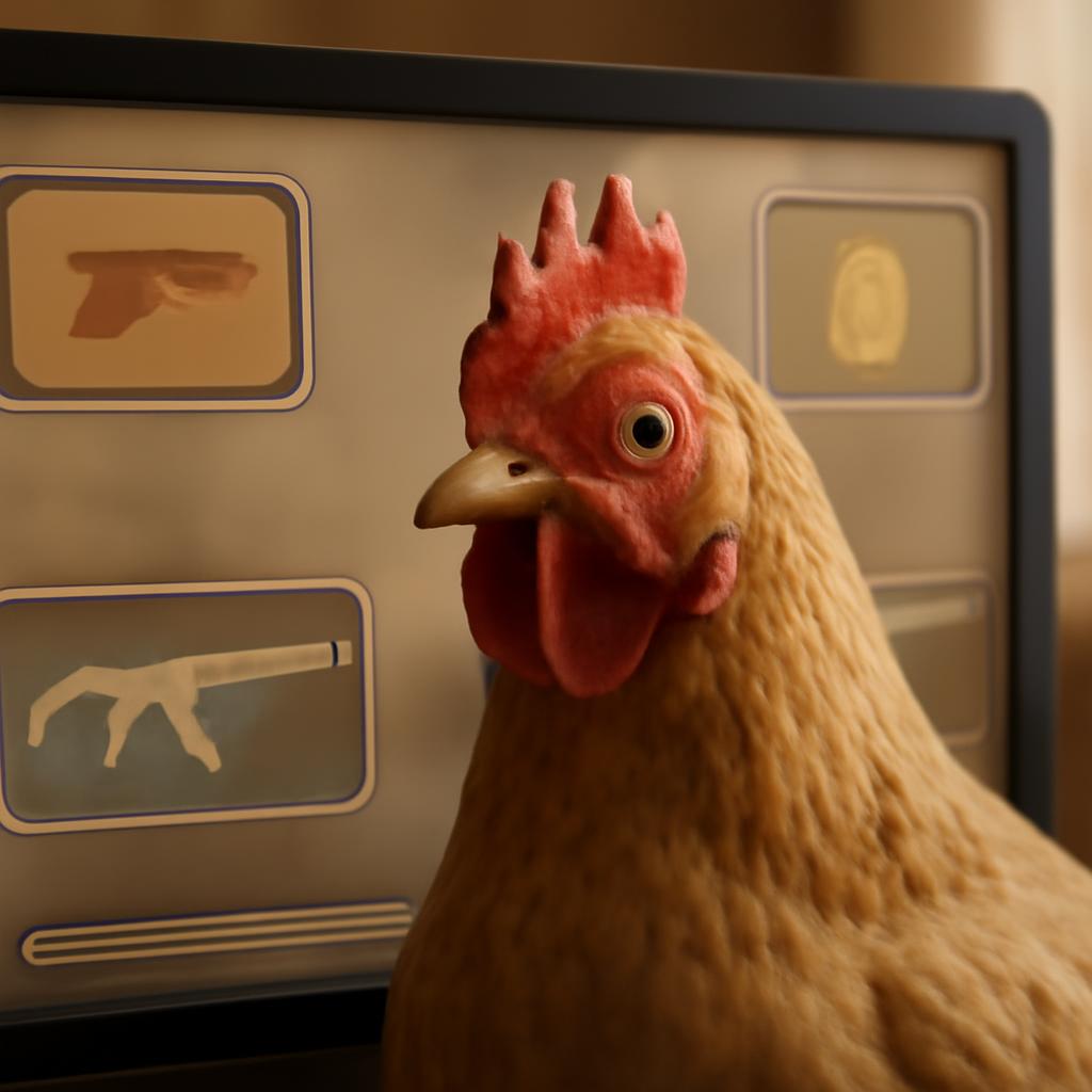 Скриншот расширенного режима в приватной версии Chicken Gun