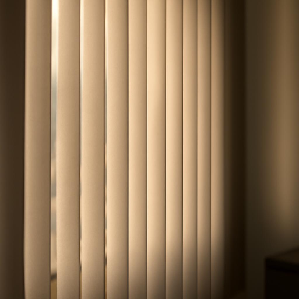 Вертикальные жалюзи в офисном помещении