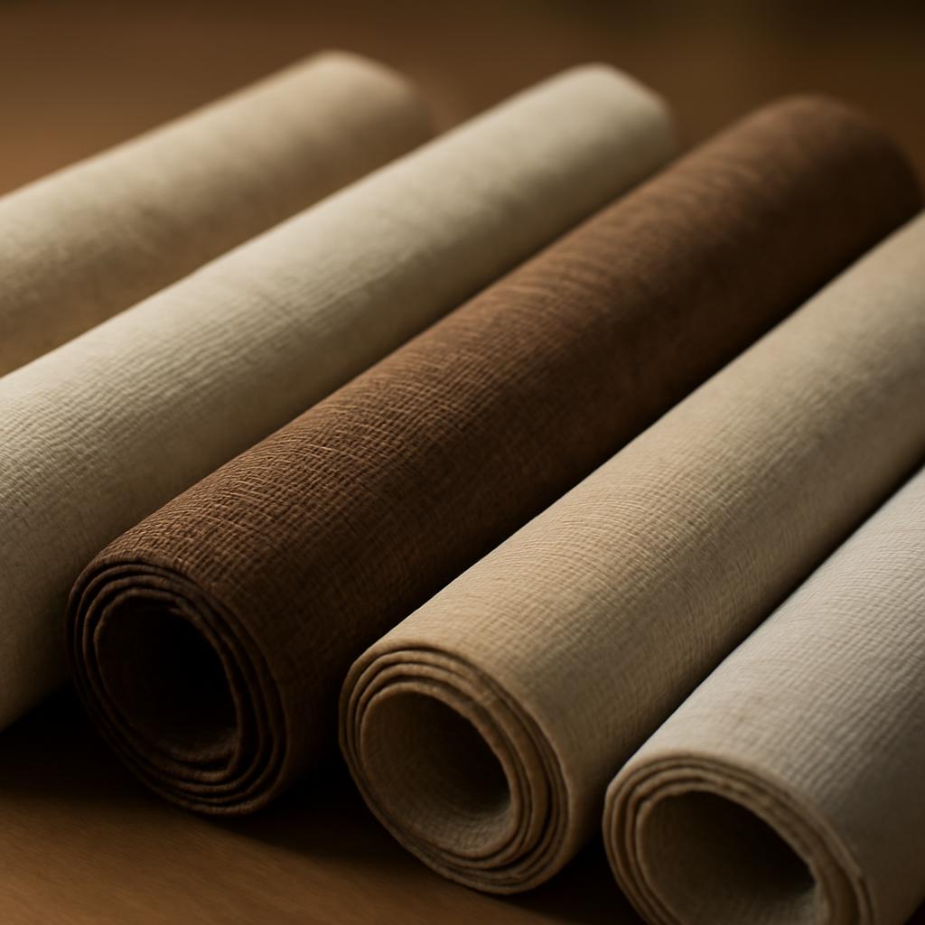 Различные типы тканей для рулонных штор