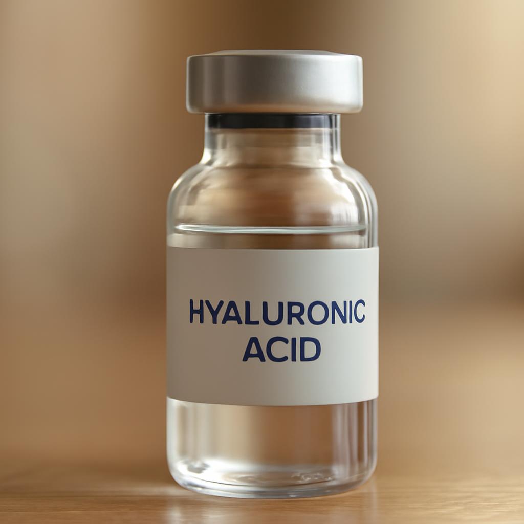 Флакон препарата для мезотерапии лица с гиалуроновой кислотой