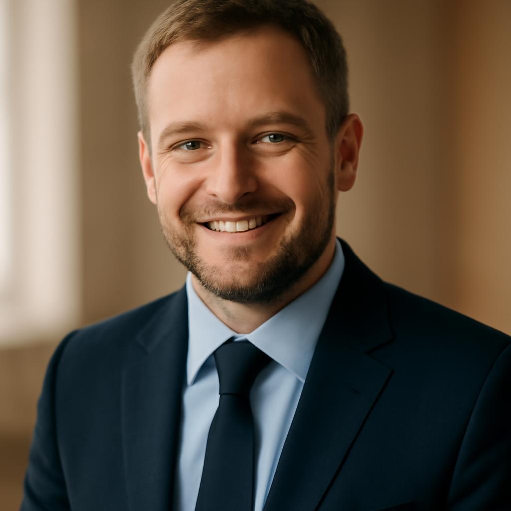 Виктор Смирнов — портрет автора статьи в деловом стиле с улыбкой