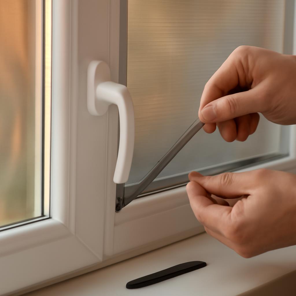 Пошаговая схема установки москитной сетки на пластиковое окно