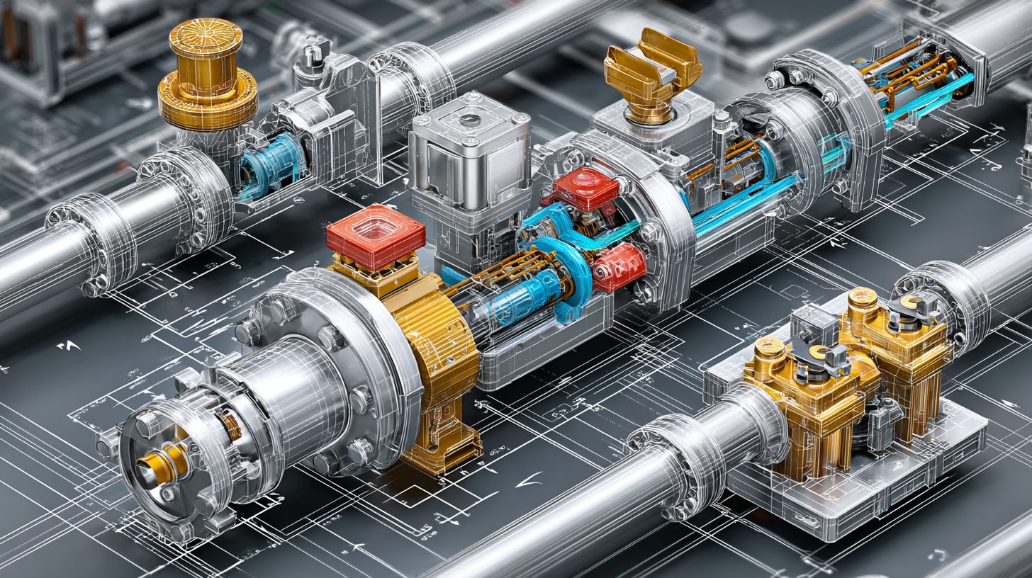 Схема работы пневматического клапана в промышленной системе