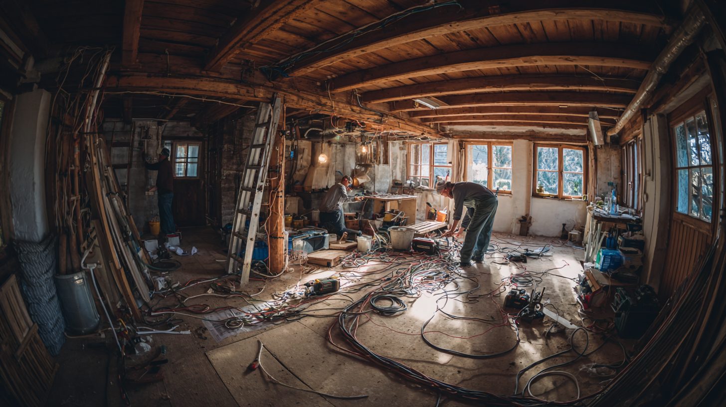 Ремонт коммуникаций в загородном доме