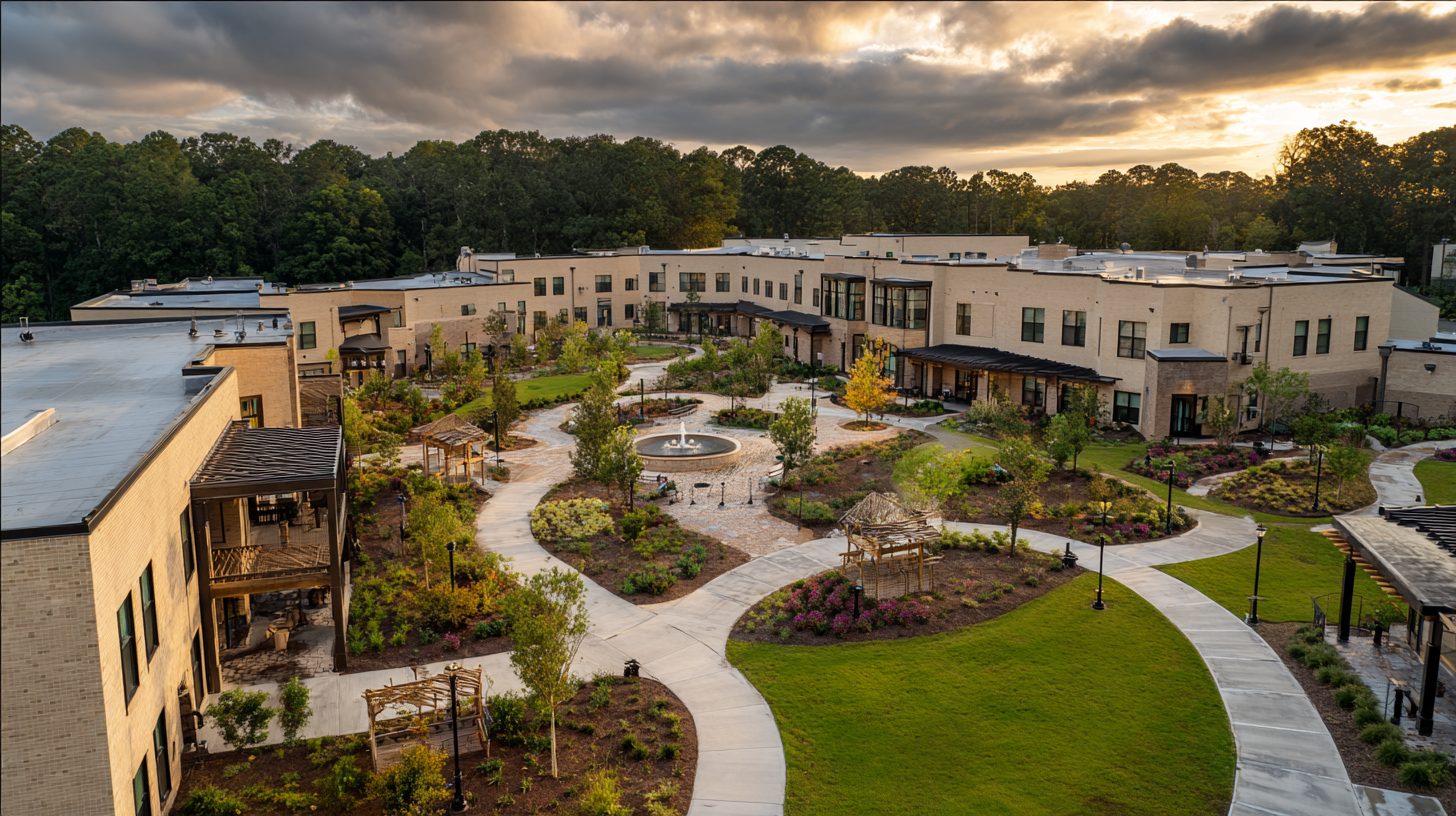 Инфраструктура пансионата для пожилых