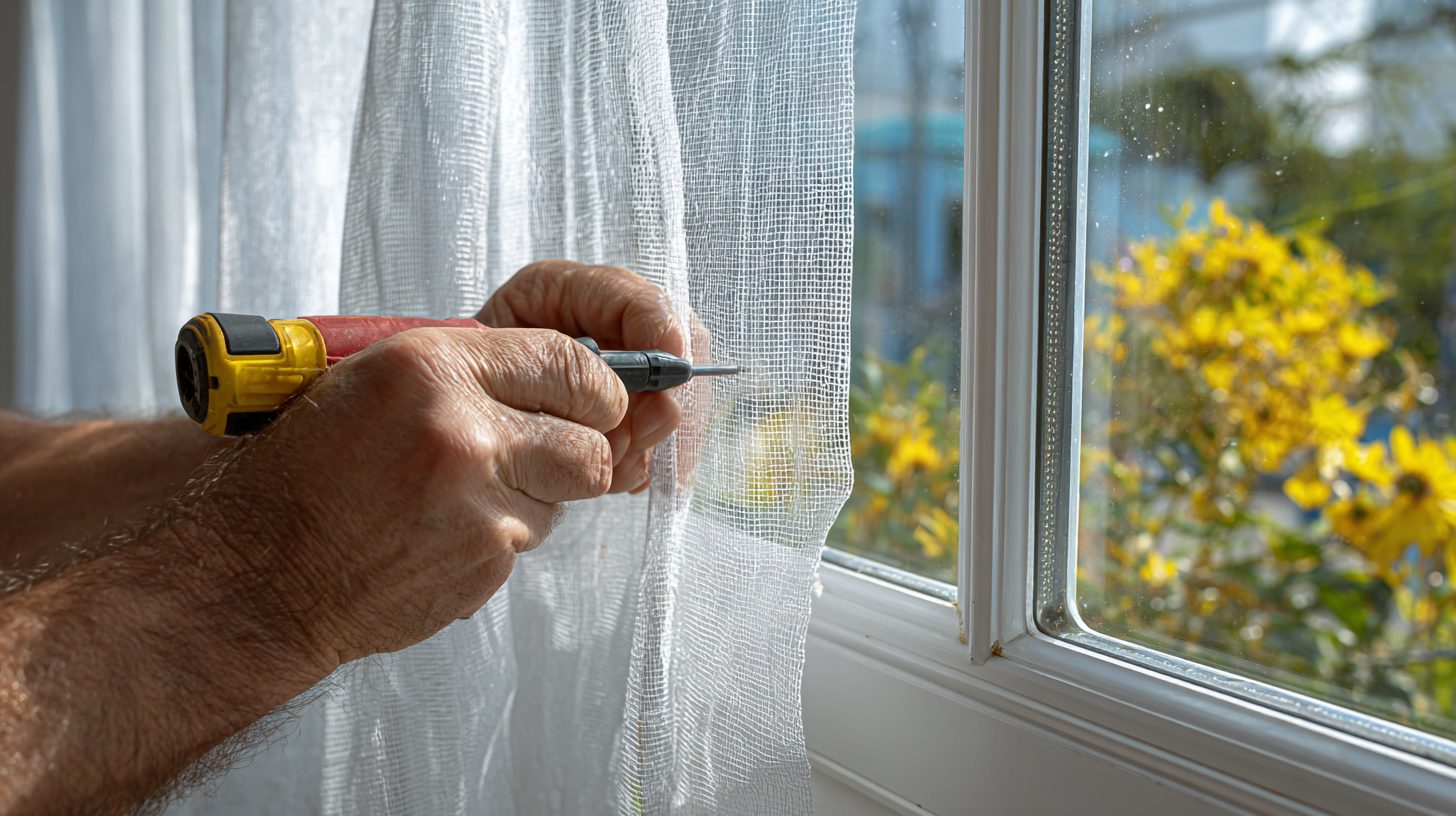 Установка москитной сетки на пластиковое окно