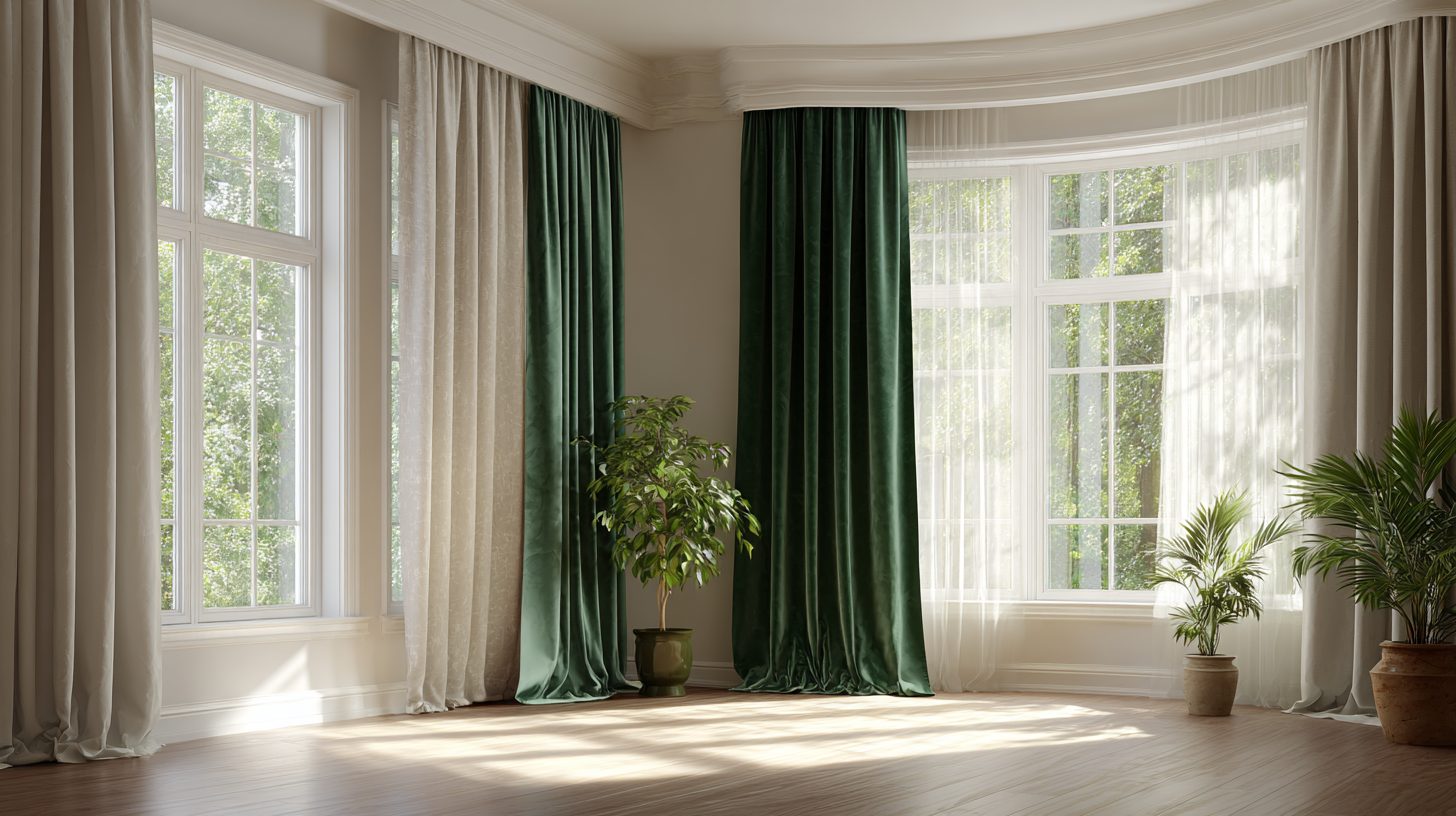 Сравнение различных тканей для оконного текстиля в интерьере