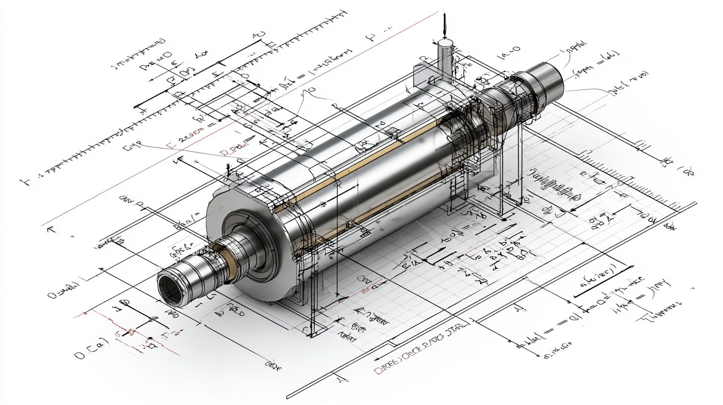 Схема расчета усилия пневмоцилиндра с диаметрами поршня и штока