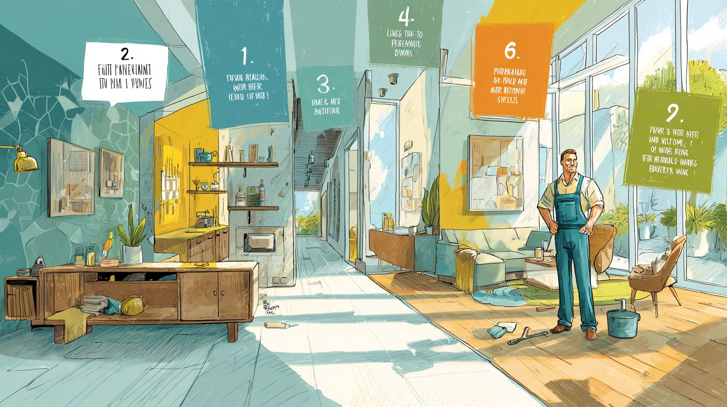 Иллюстрация экспертных советов по ремонту квартиры