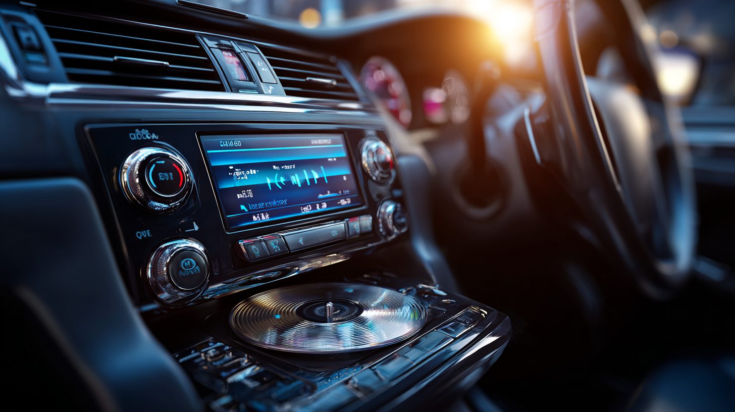 Компакт-дисковый плеер в автомобильной системе