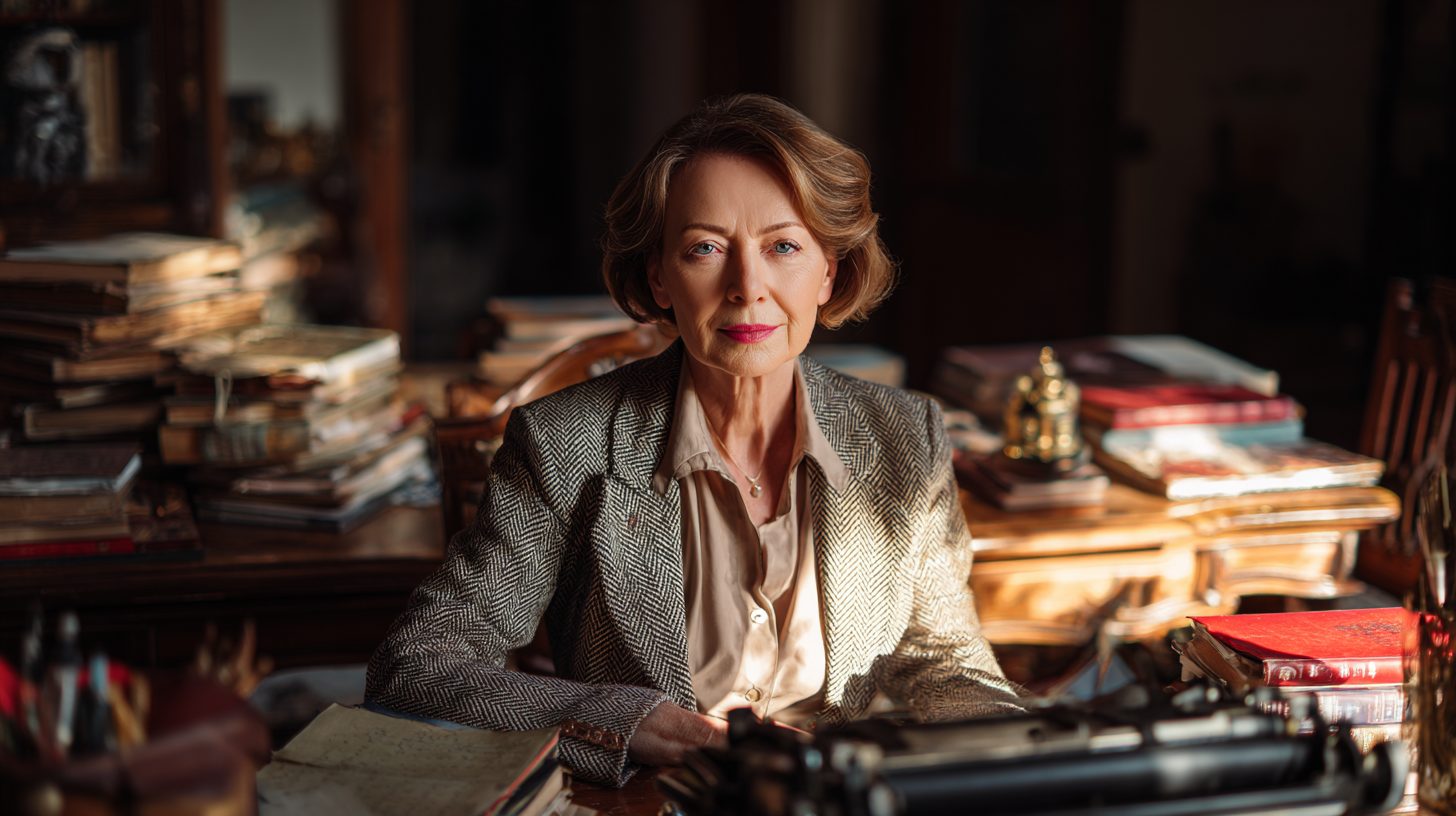 Ольга Воробьева — портрет автора в профессиональной обстановке