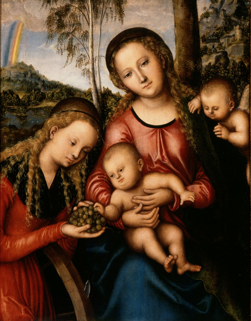 22Lucas_Cranach_d.?._-_Madonna_mit_dem_Kinde_und_der_heiligen_Katharina_(Portland_Art_Museum).jpg