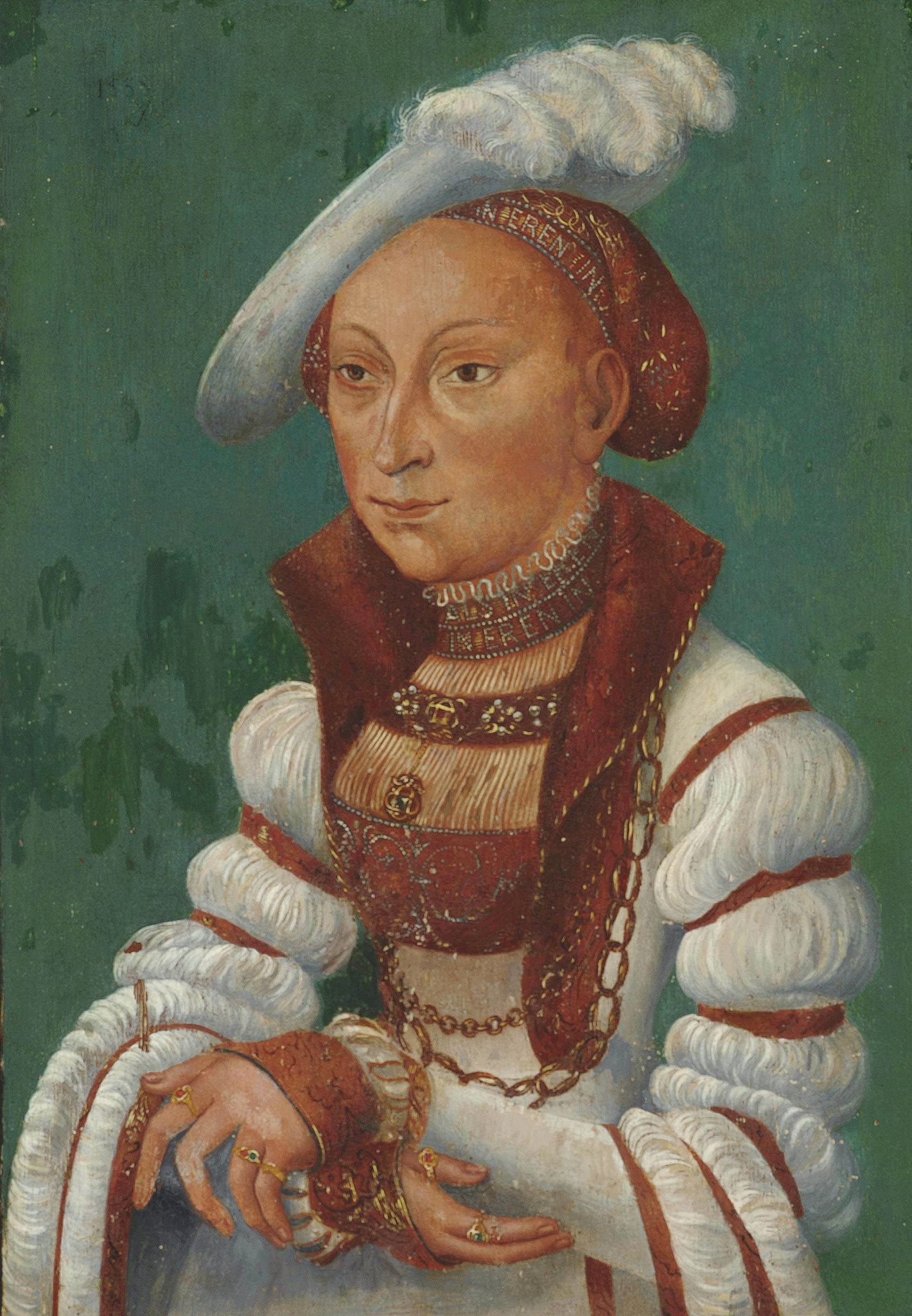 44Follower of Lucas Cranach SIBYLA VON KLEVE, KURF?RSTIN VON SACHSEN.jpg