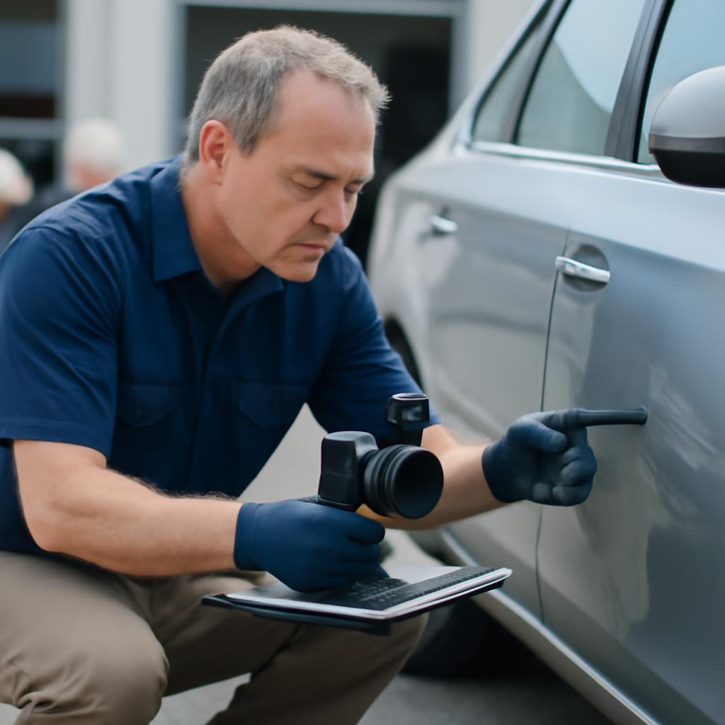 Стратегии реализации поврежденного автомобиля с немедленной выплатой наличных Эксперт проводит оценку повреждений автомобиля