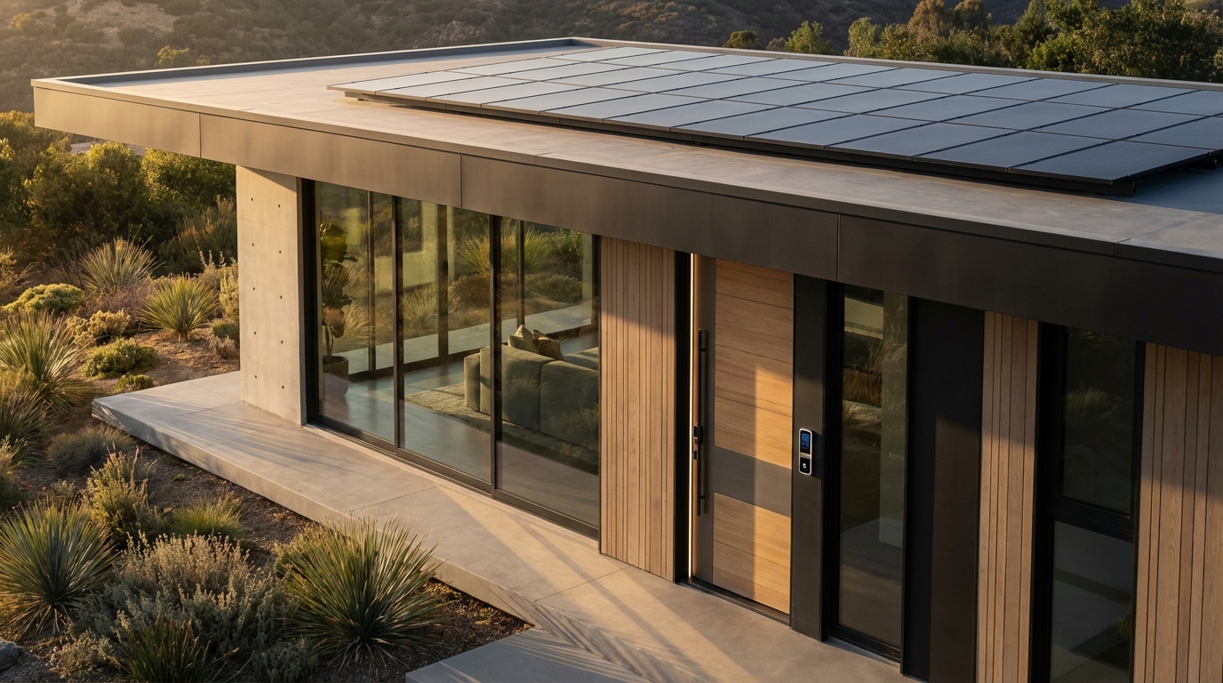 Современный дизайн-проект дома с элементами умных технологий