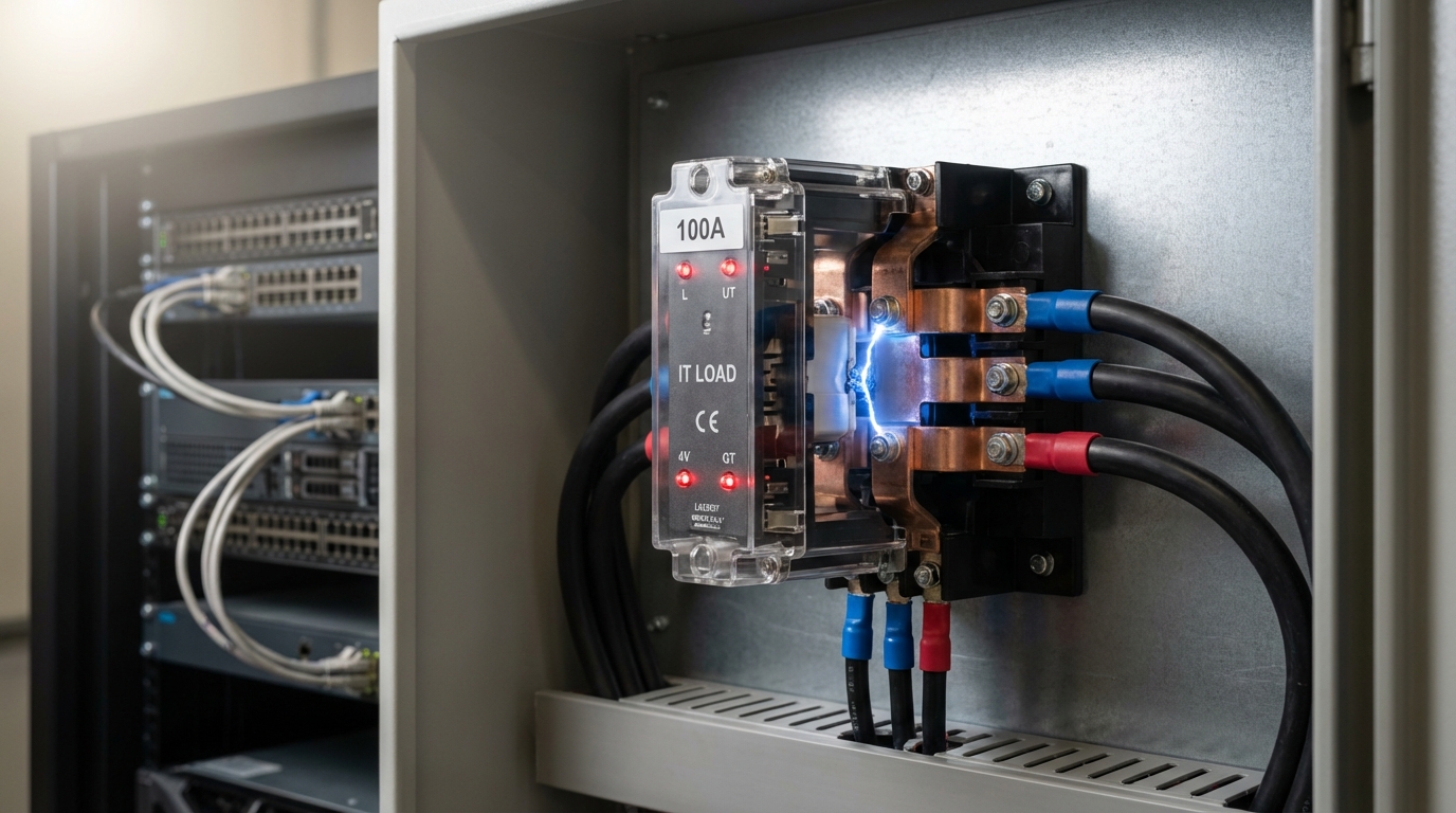 Силовое реле 100 А в коммутации ИТ-нагрузок