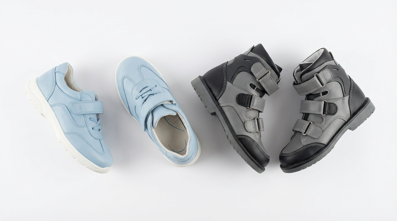 Типы ортопедической обуви для детей: профилактическая и лечебная модели