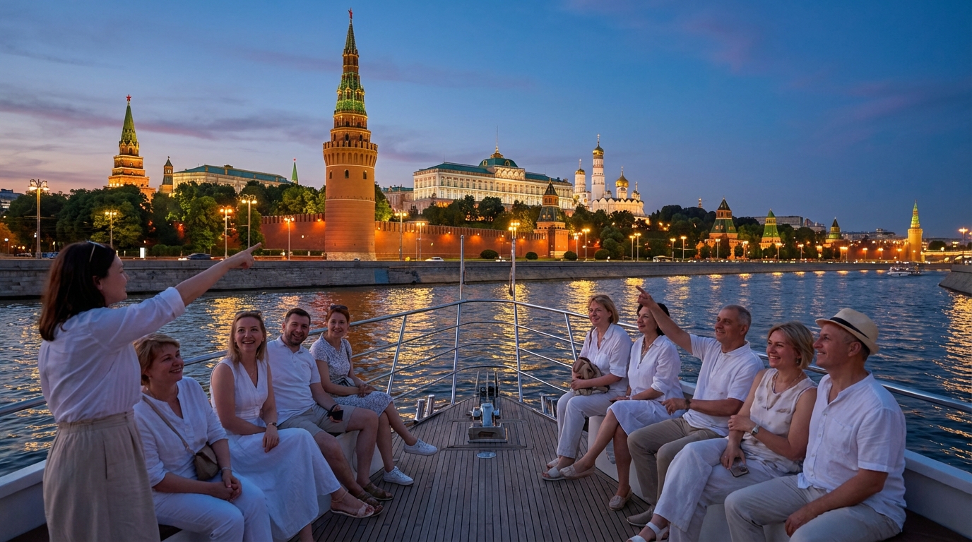 Водные экскурсии раскрывают Кремль с неожиданных ракурсов, меняя взгляд на Москву