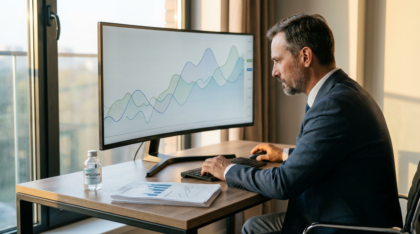 График влияния экономических факторов на цены хладагентов