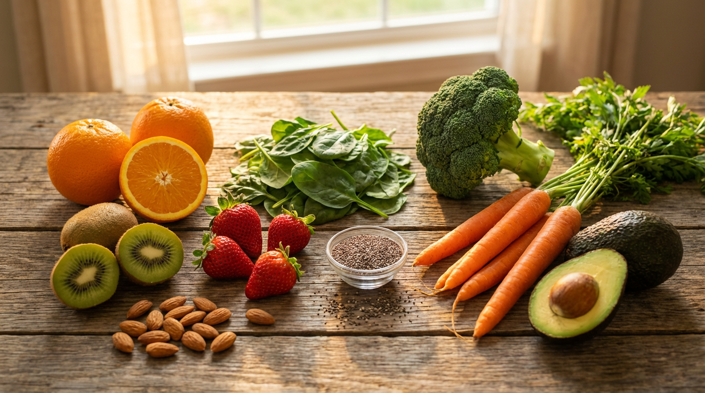 Продукты, богатые витаминами для правильного питания при похудении