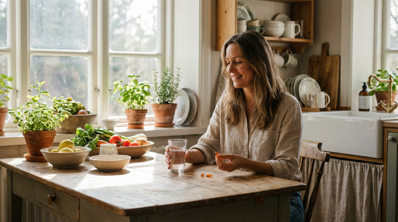 Ежедневный прием витаминов в рутине