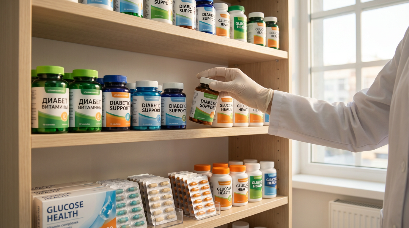Выбор витаминных комплексов в аптеке для пациентов с диабетом