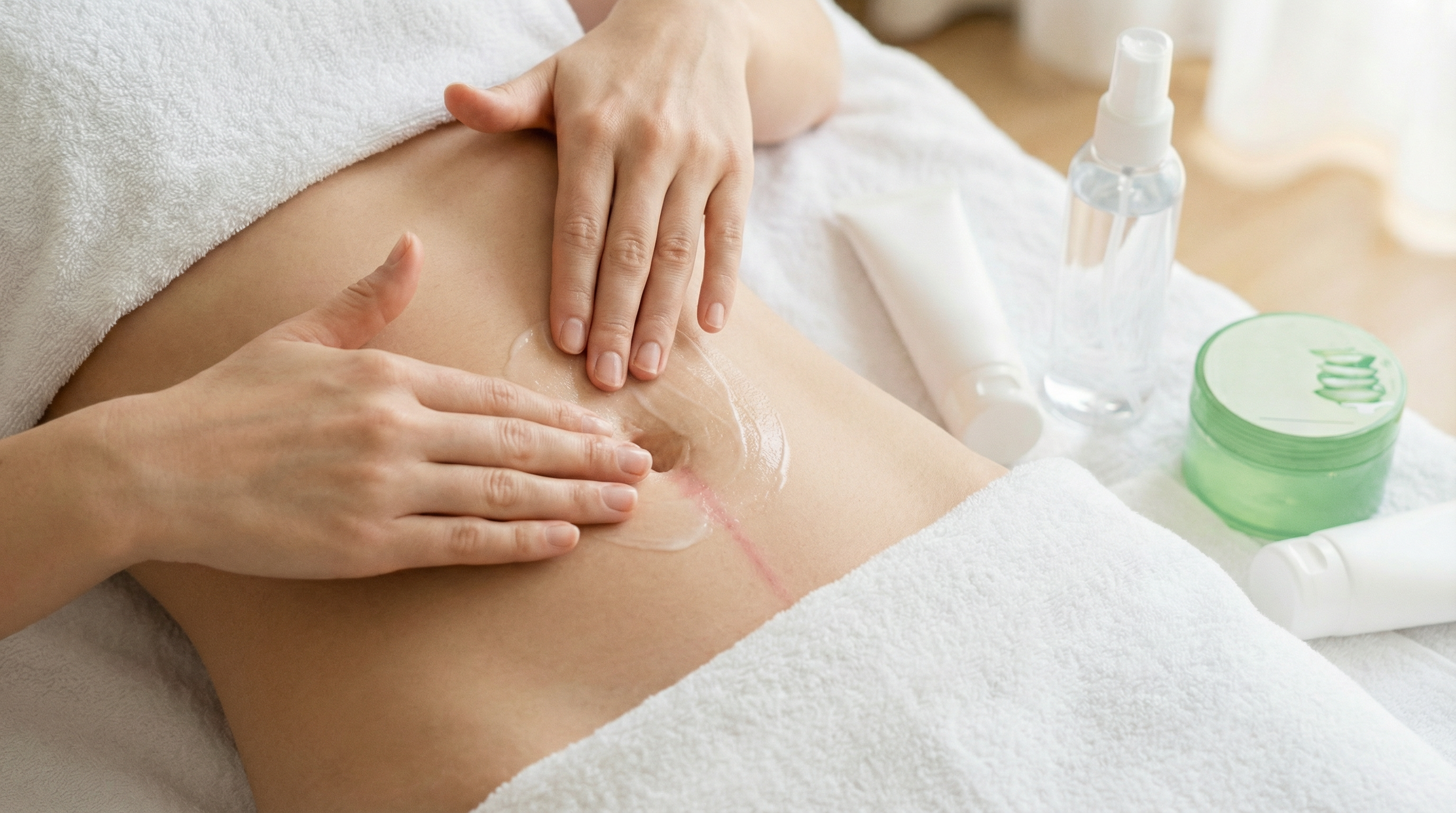 уход за кожей после лазерной эпиляции живота