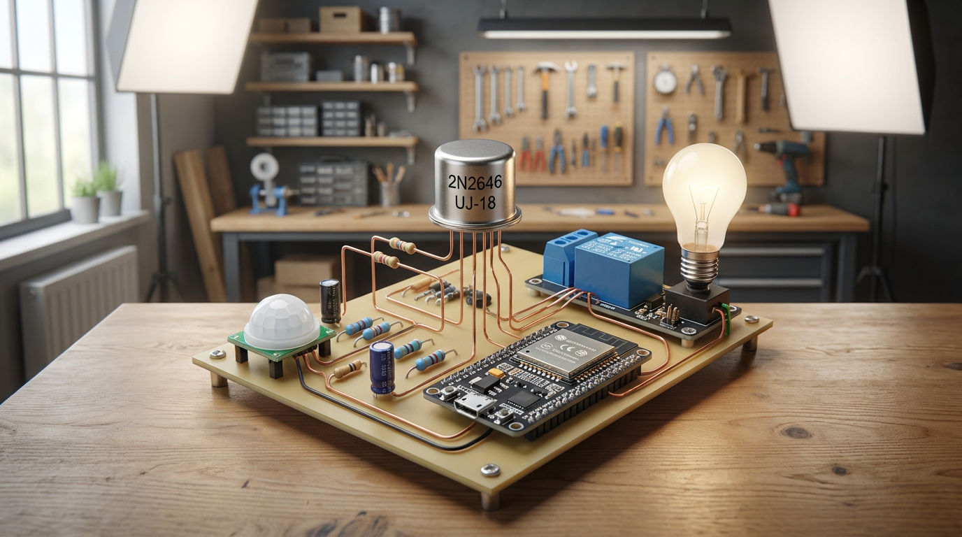 Схема подключения программируемого однопереходного транзистора в умном доме