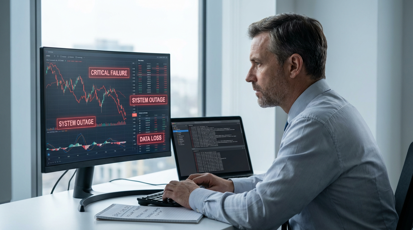 Анализ отказа в системе торговой платформы