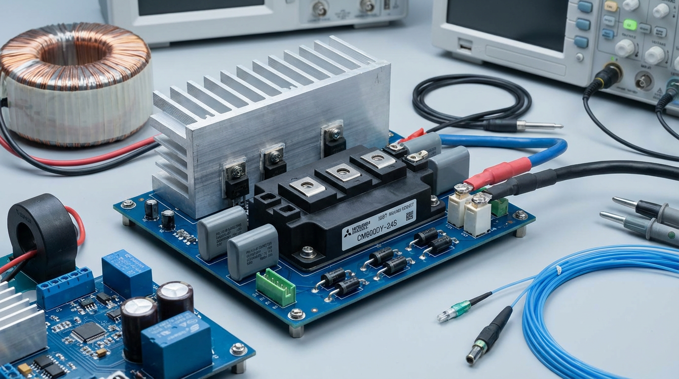 Схема применения IGBT в преобразователях для умных сетей
