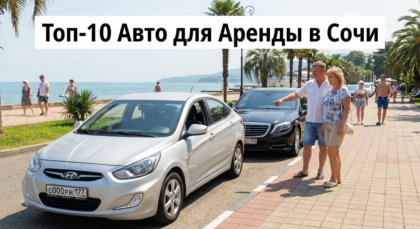 Топ-10 автомобилей для аренды в Сочи: от эконома до премиума