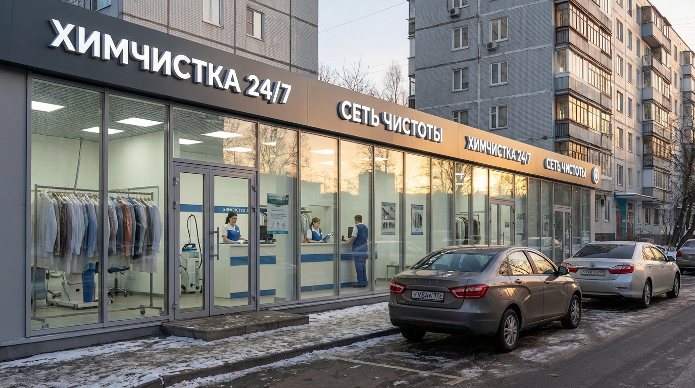 Сеть пунктов химчистки в московском районе