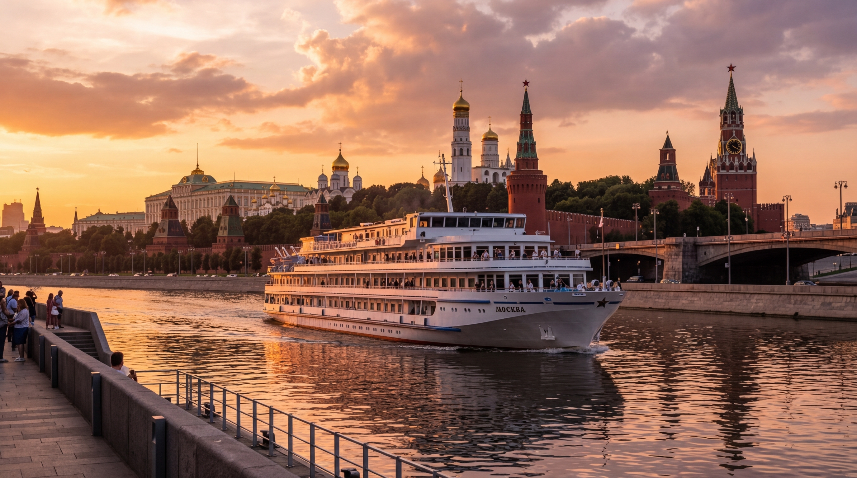 Городской отдых у воды: аренда теплохода в Москве вместо далекого пляжного курорта