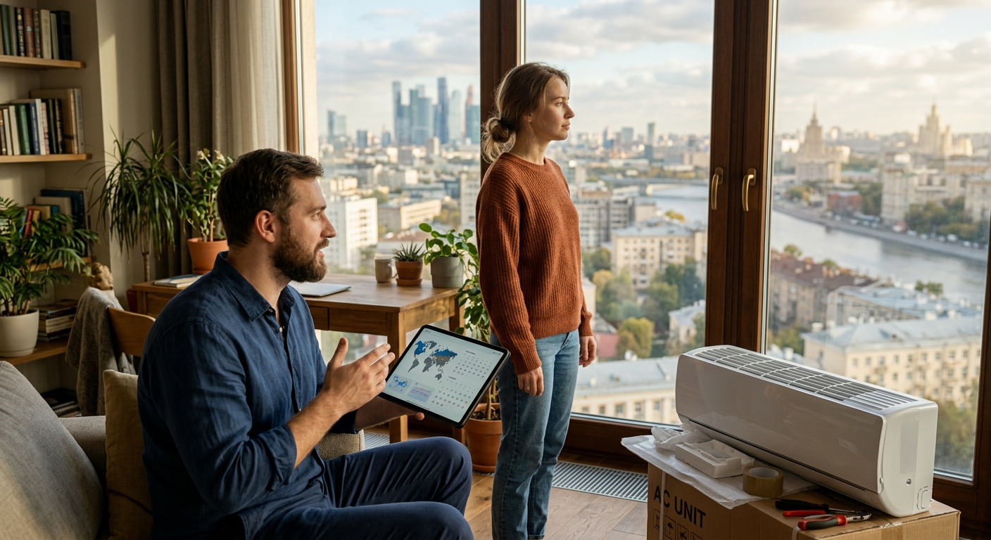 Купить кондиционер в Москве: обзор районов, сроков доставки и наличия