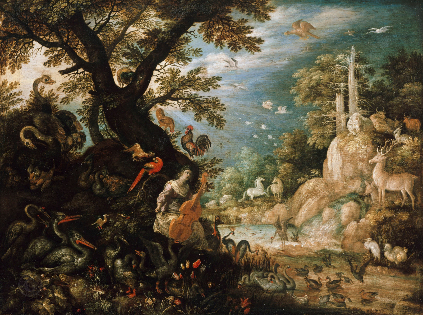 Саверей, Рулант (1576-1639) - Пейзаж с Орфеем и животными.jpg