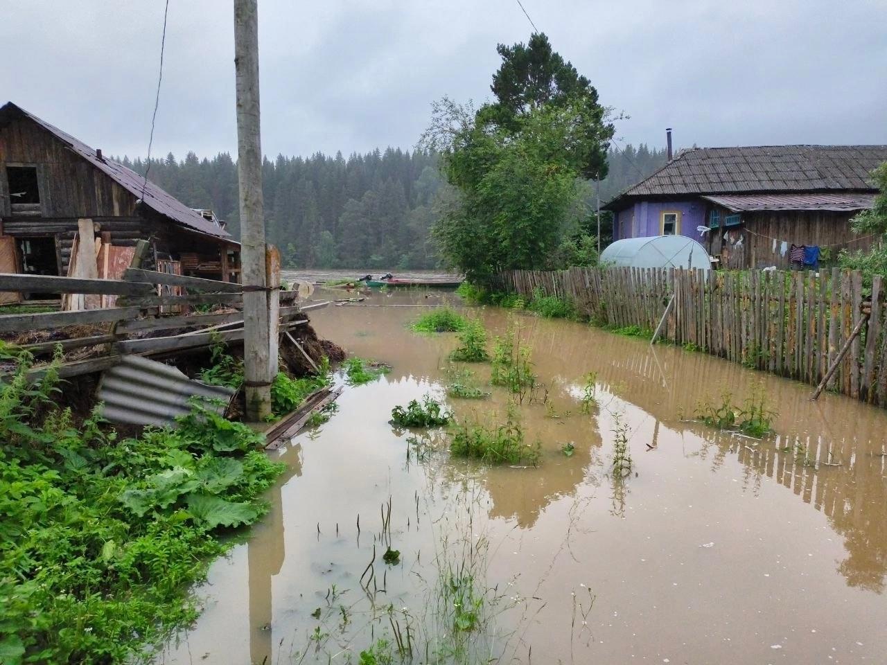 В Пермском крае и окрестностях Чусовой уровень воды значительно повысился