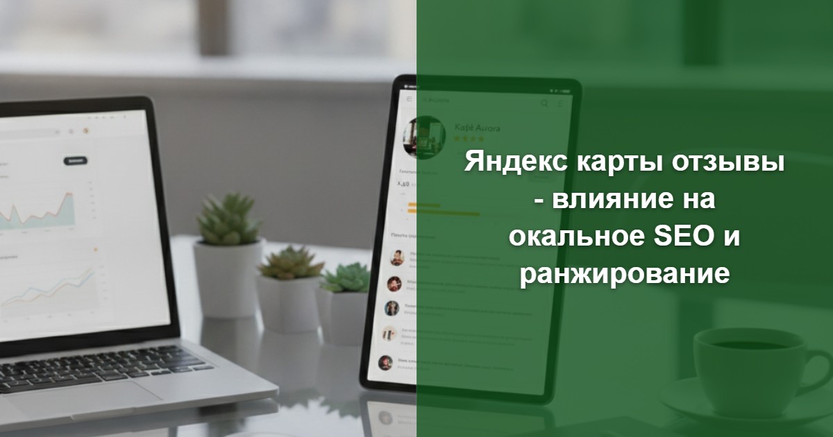 Яндекс карты отзывы - влияние на окальное SEO и ранжирование